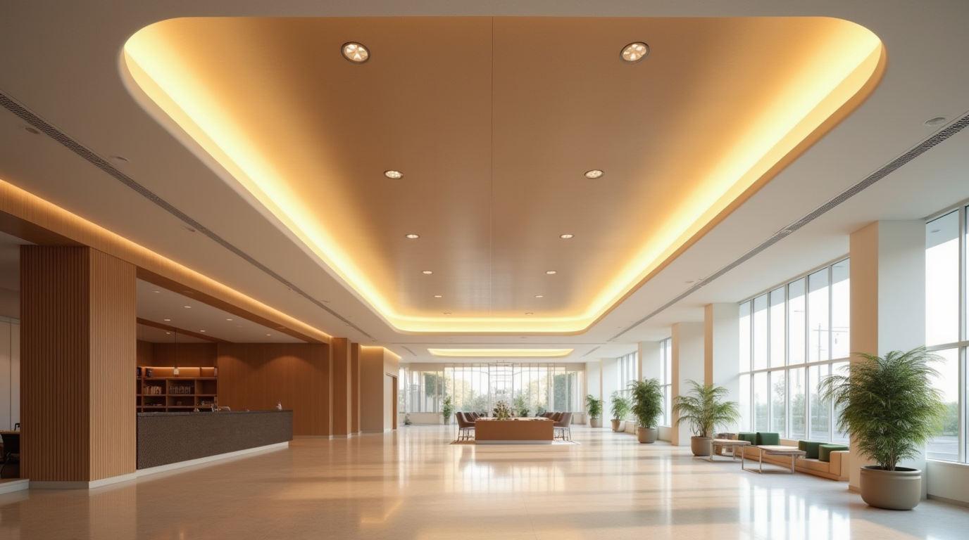 INNOVACIONES EN CIELORRASOS PARA EDIFICACIONES MODERNAS: DISEÑO, FUNCIONALIDAD Y DIVERSOS MATERIALES (YESO, PVC, MADERA, METAL Y MÁS)