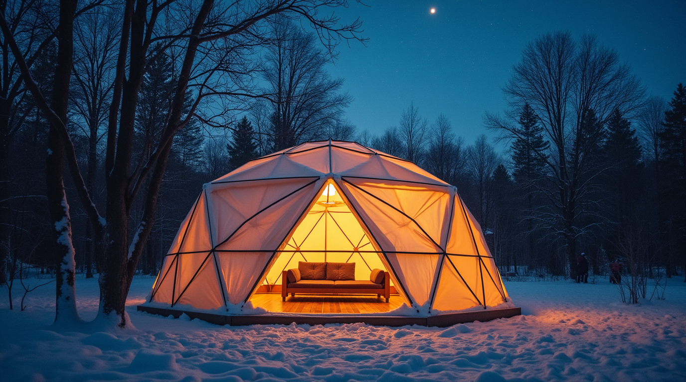 DESCUBRE LOS MEJORES TIPOS DE ESTRUCTURAS PARA GLAMPING: TIENDAS, DOMOS Y MÁS