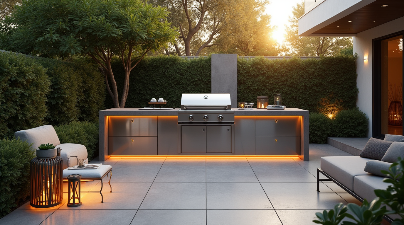 Convierte tu Jardín en un Paraíso: Diseño de Islas de Barbacoa que Potencian tu Vivienda - Constructora Lencova