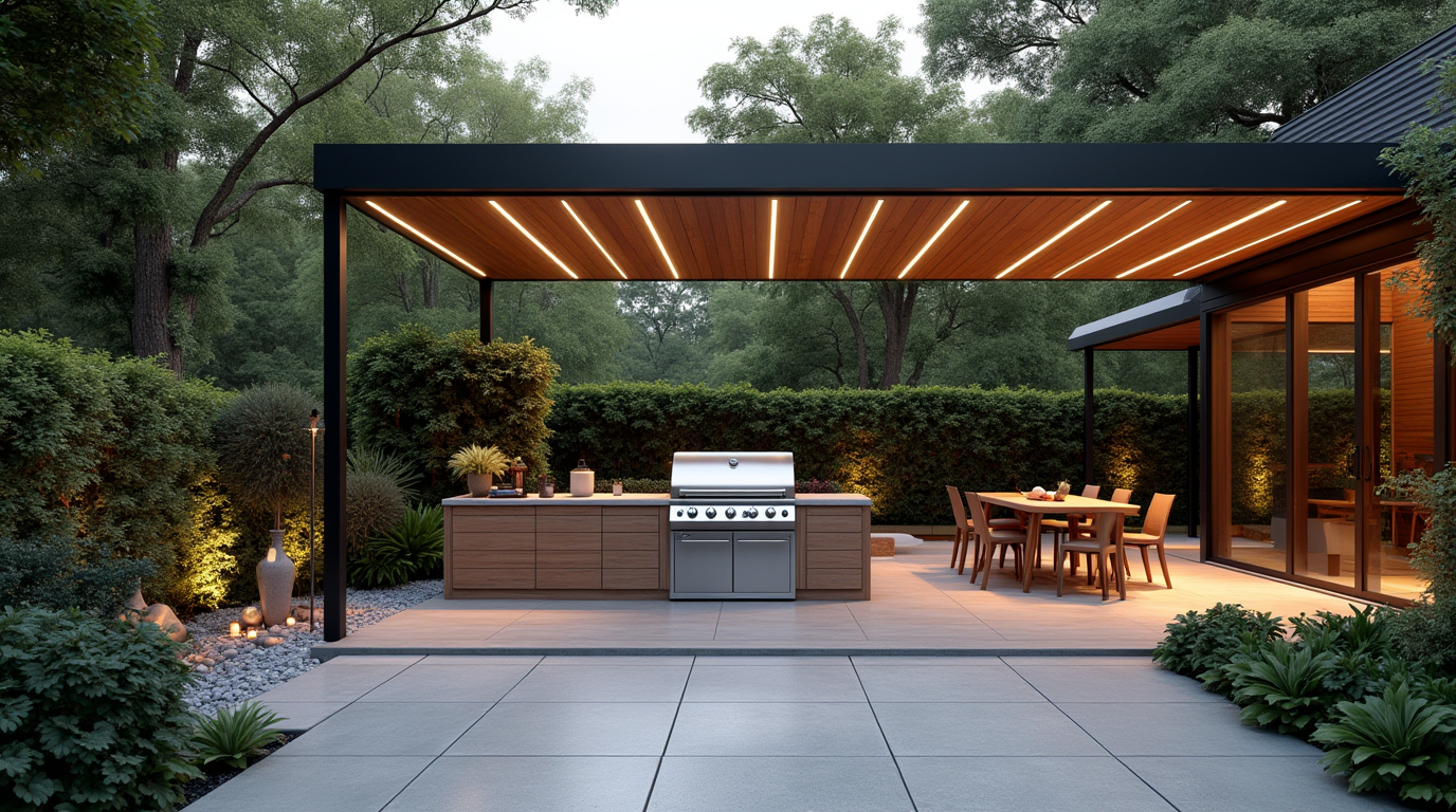 8 Diseños de Jardín con Barbacoa que Elevan el Valor de tu Vivienda - Constructora Lencova