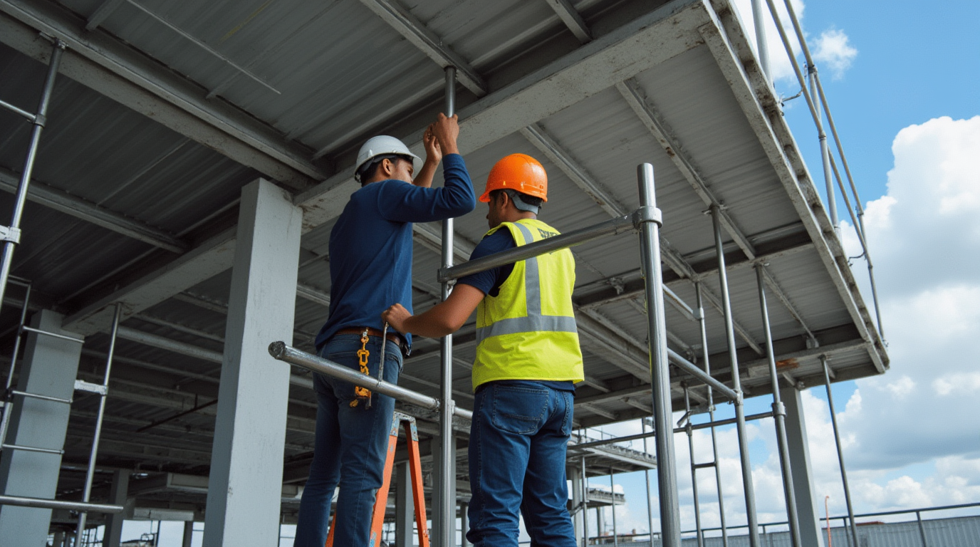 Montaje Seguro de Estructuras de Acero en Altura: 7 Claves Infalibles para tu Proyecto - Constructora Lencova