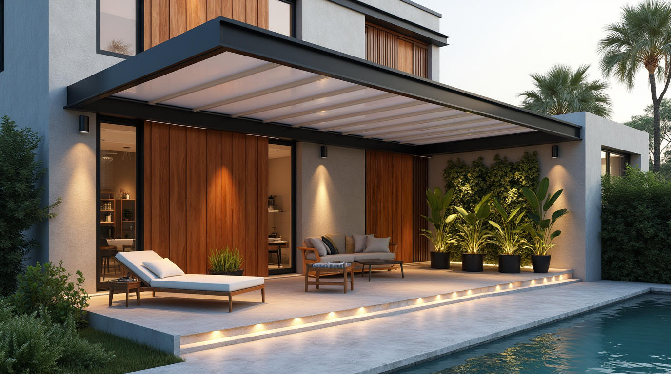 Qué Tipo de Luz Usar en Patios con Cubierta: Secretos de Diseño Lumínico para Casas Modernas