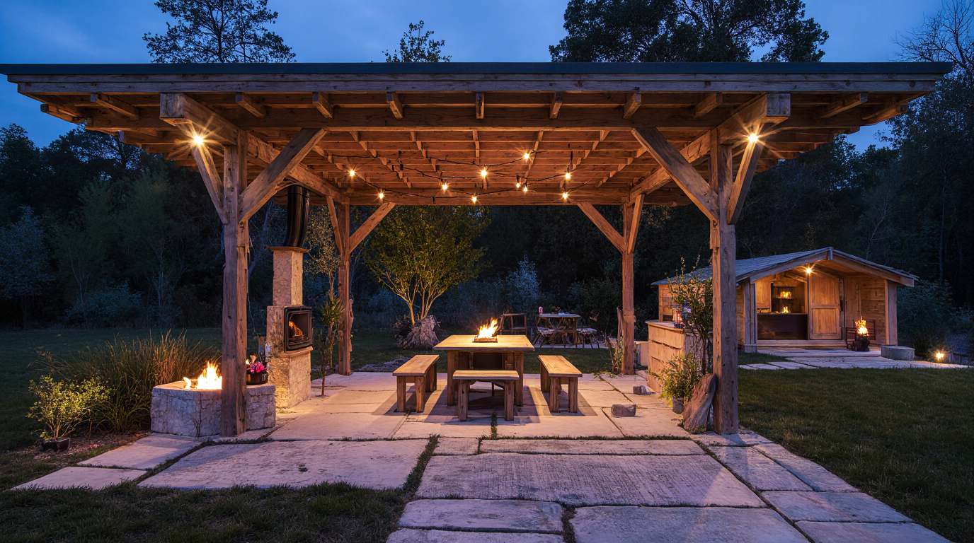 Diseño exterior y terrazas habitables: tendencias para cabañas, casas de recreo y espacios al aire libre