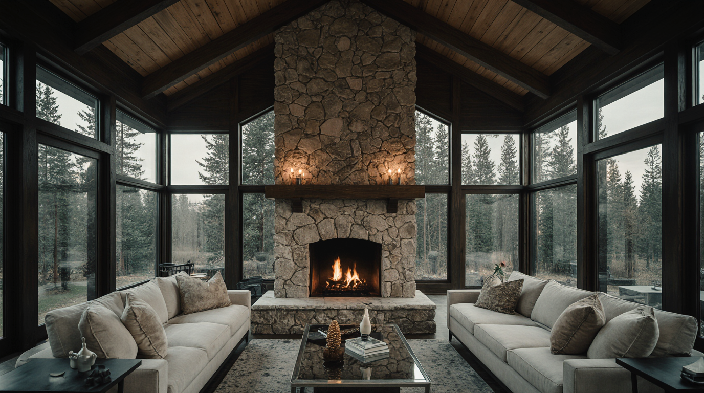 Chimeneas para cabañas: cómo lograr el toque rústico y acogedor que enamora