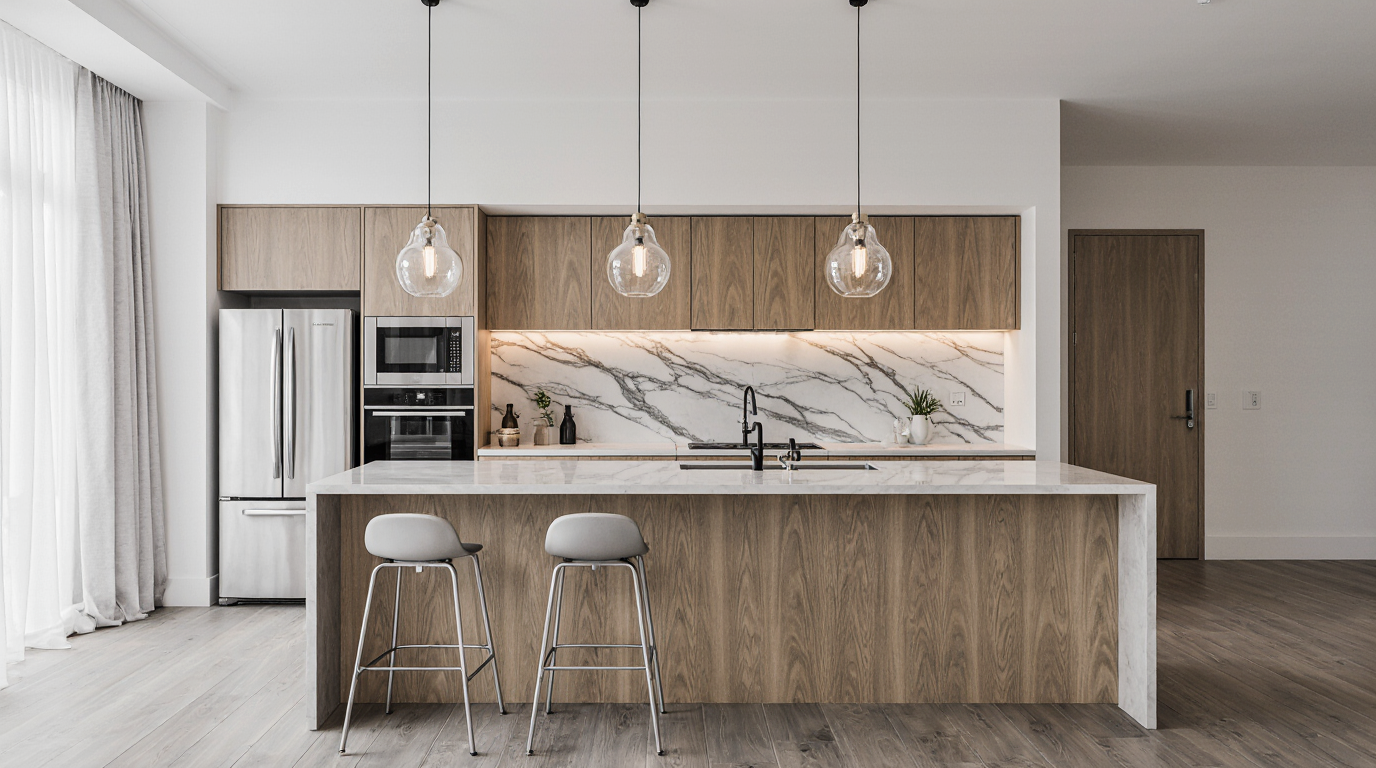 Enchapes que transforman tu cocina: diseños modernos para inspirarte este 2026