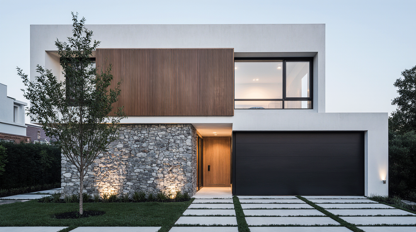 Fachadas modernas y acabados exteriores: materiales que marcan la diferencia