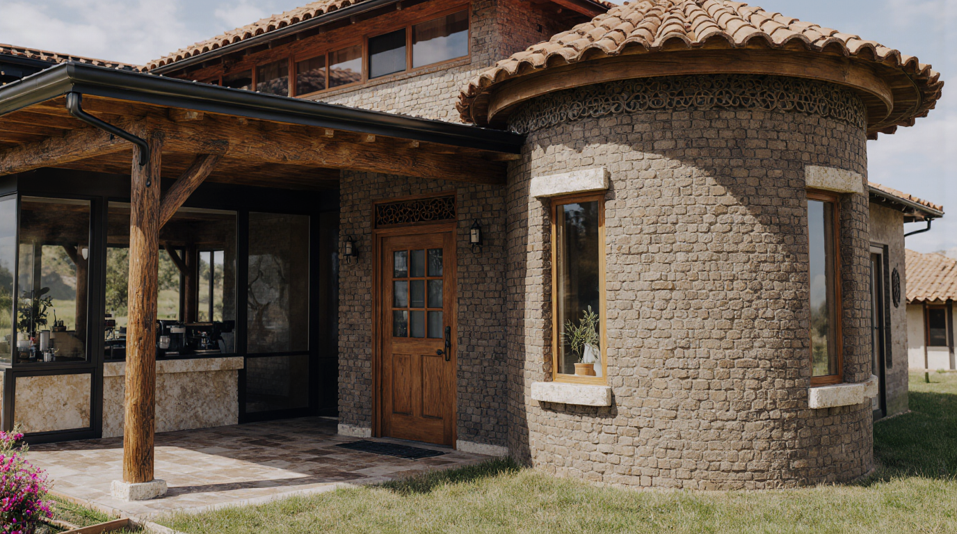 Guía práctica de ladrillo, adobe y piedra natural para casas modernas, (costos, usos y recomendaciones)