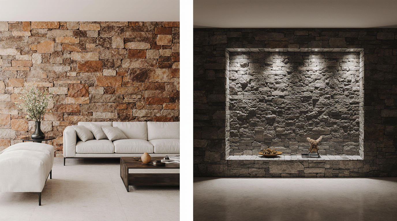Cómo elegir la piedra natural ideal para pisos y muros decorativos