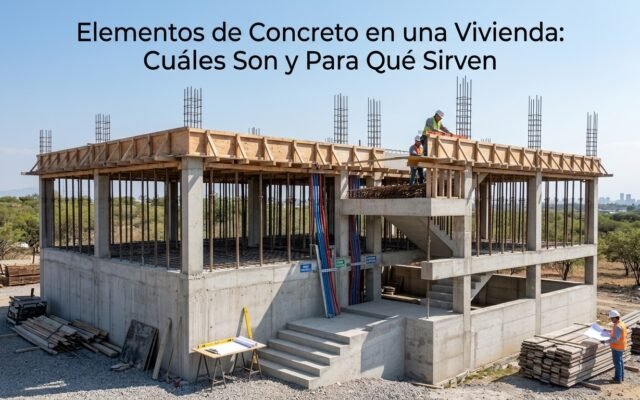 Elementos de Concreto en una Vivienda: Cuáles Son y Para Qué Sirven - Constructora Lencova