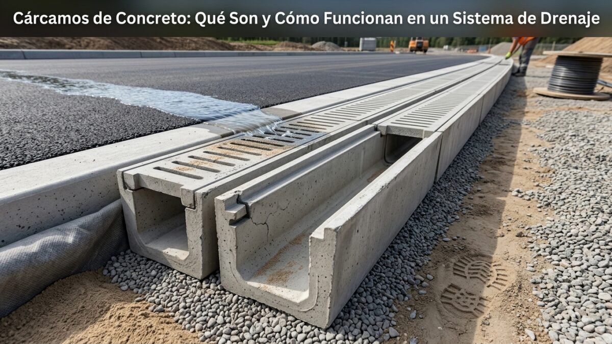 Cárcamos de Concreto: Qué Son y Cómo Funcionan en un Sistema de Drenaje - Constructora Lencova