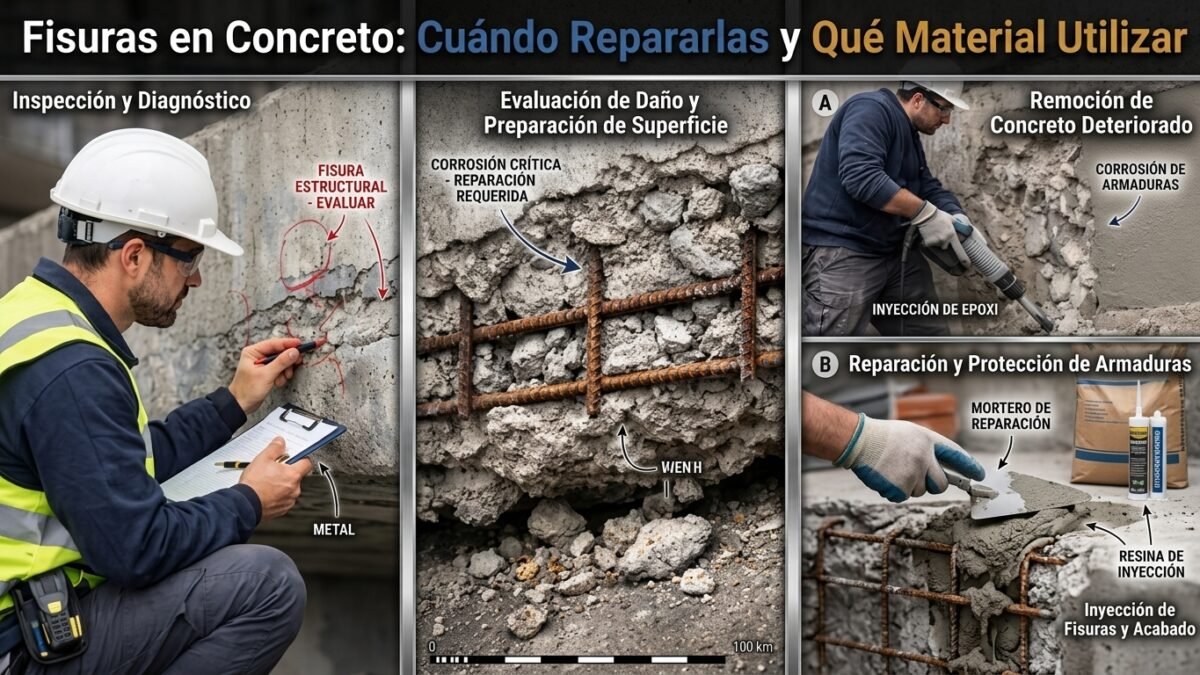 Fisuras en Concreto: Cuándo Repararlas y Qué Material Utilizar - Constructora Lencova
