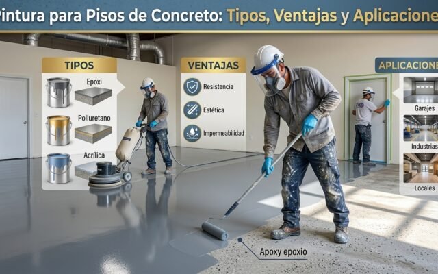 Pintura para Pisos de Concreto: Tipos, Ventajas y Aplicaciones - Constructora Lencova