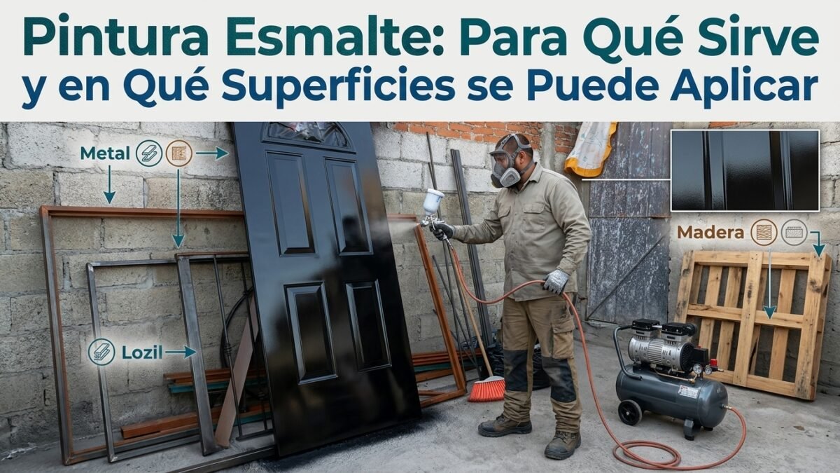 Pintura Esmalte: Para Qué Sirve y en Qué Superficies se Puede Aplicar - Constructora Lencova