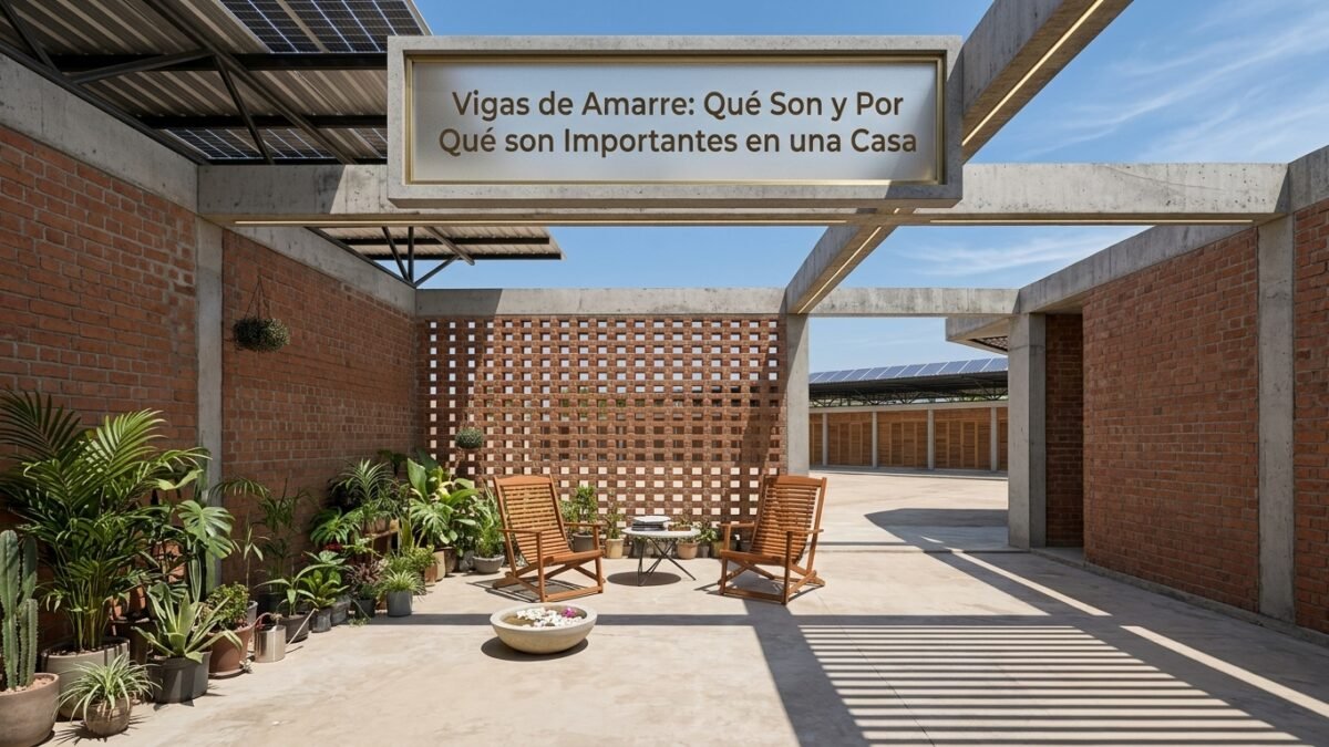 Vigas de Amarre: Qué Son y Por Qué son Importantes en una Casa - Constructora Lencova