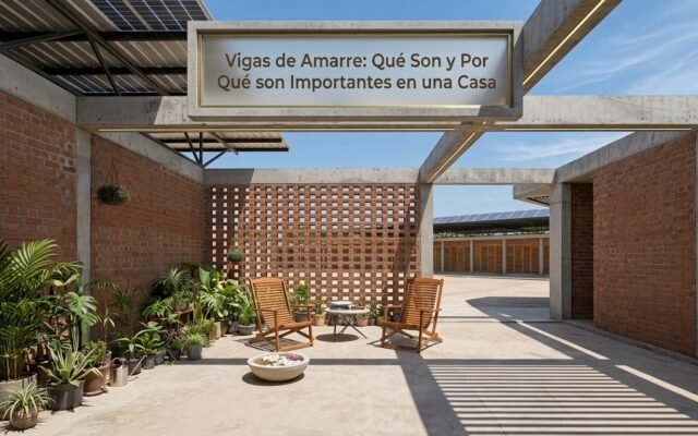 Vigas de Amarre: Qué Son y Por Qué son Importantes en una Casa - Constructora Lencova
