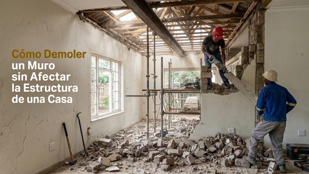 Cómo Demoler un Muro sin Afectar la Estructura de una Casa - Constructora Lencova