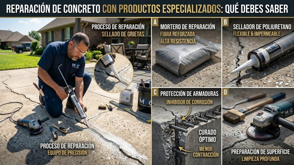 Reparación de Concreto con Productos Especializados: Qué Debes Saber - Constructora Lencova