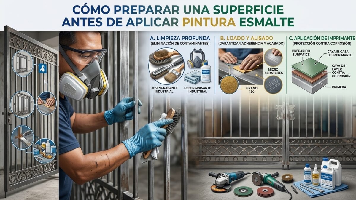 Cómo Preparar una Superficie Antes de Aplicar Pintura Esmalte - Constructora Lencova