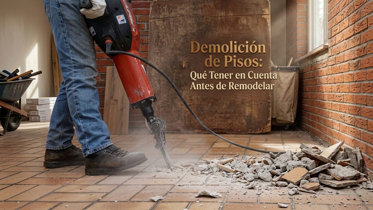 Demolición de Pisos: Qué Tener en Cuenta Antes de Remodelar - Constructora Lencova