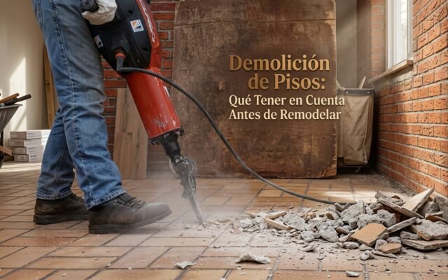 Demolición de Pisos: Qué Tener en Cuenta Antes de Remodelar - Constructora Lencova