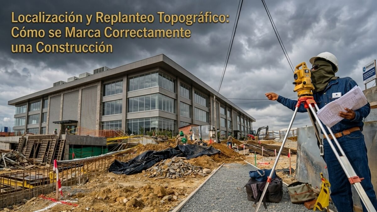 Localización y Replanteo Topográfico: Cómo se Marca Correctamente una Construcción - Constructora Lencova