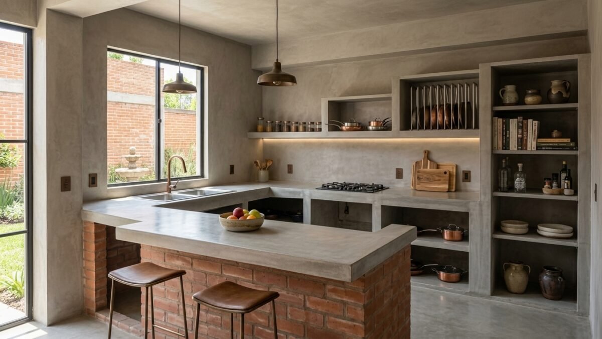 Mesones de Concreto para Cocinas: Ventajas, Acabados y Recomendaciones - Constructora Lencova
