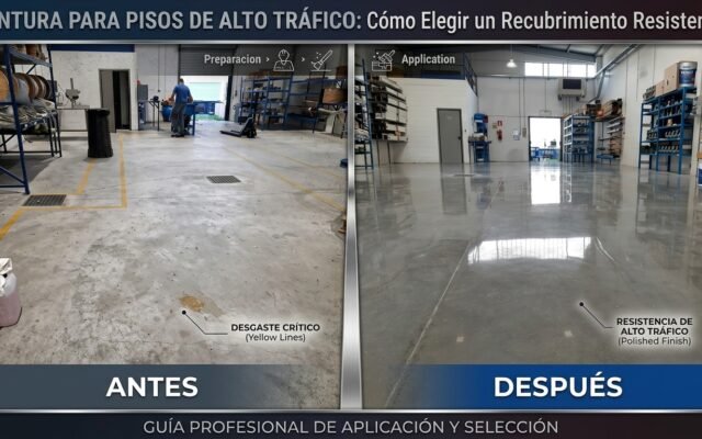 Pintura para Pisos de Alto Tráfico: Cómo Elegir un Recubrimiento Resistente - Constructora Lencova