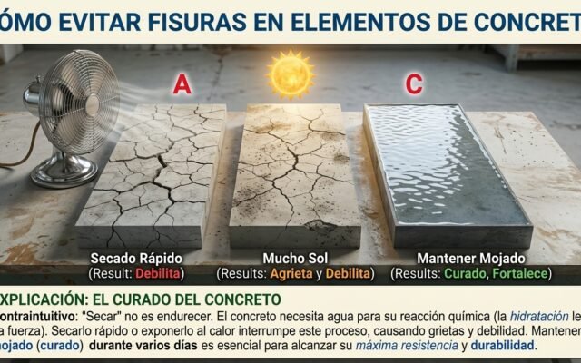 Cómo Evitar Fisuras en Elementos de Concreto - Constructora Lencova