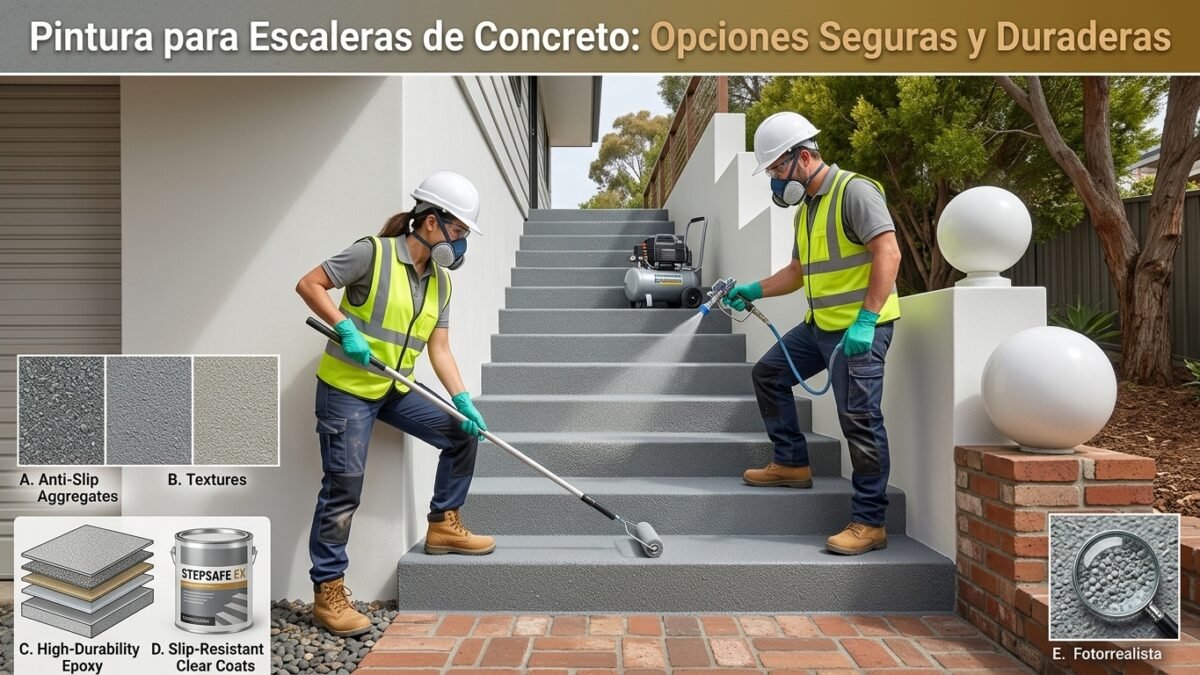 Pintura para Escaleras de Concreto: Opciones Seguras y Duraderas - Constructora Lencova