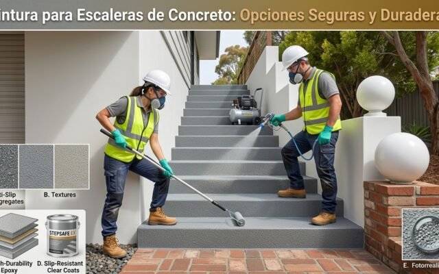 Pintura para Escaleras de Concreto: Opciones Seguras y Duraderas - Constructora Lencova