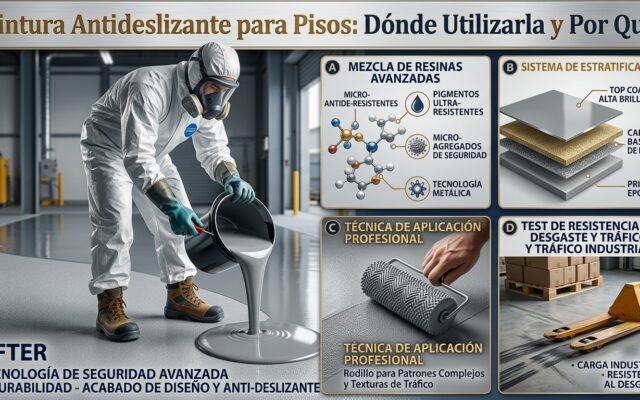 Pintura Antideslizante para Pisos: Dónde Utilizarla y Por Qué - Constructora Lencova