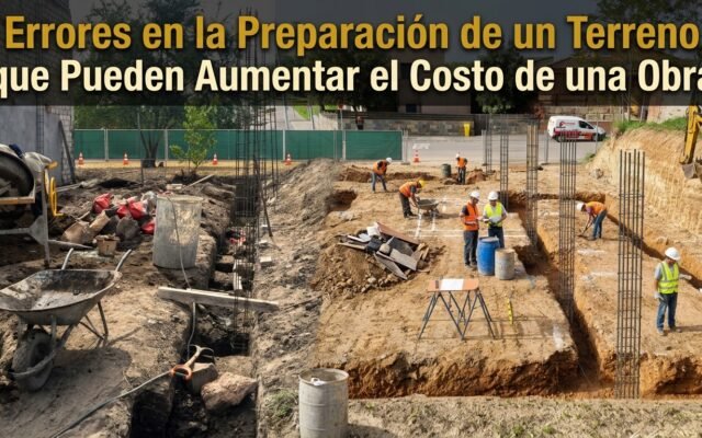 Errores en la Preparación de un Terreno que Pueden Aumentar el Costo de una Obra