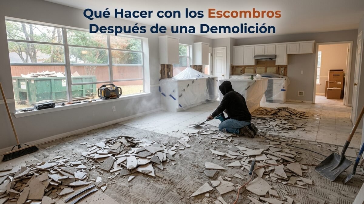 Qué Hacer con los Escombros Después de una Demolición - Constructora Lencova