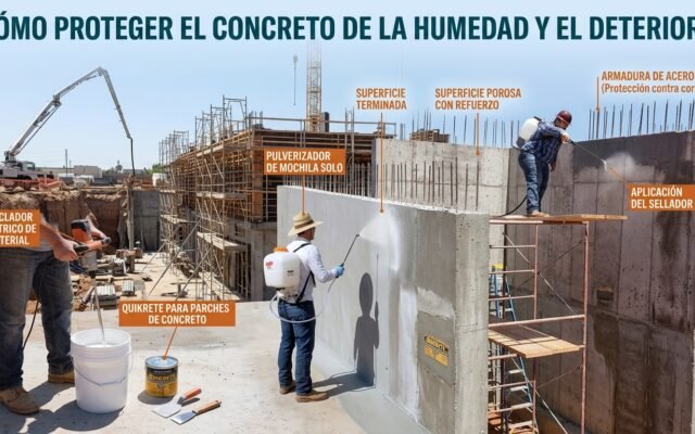 Cómo Proteger el Concreto de la Humedad y el Deterioro - Constructora Lencova