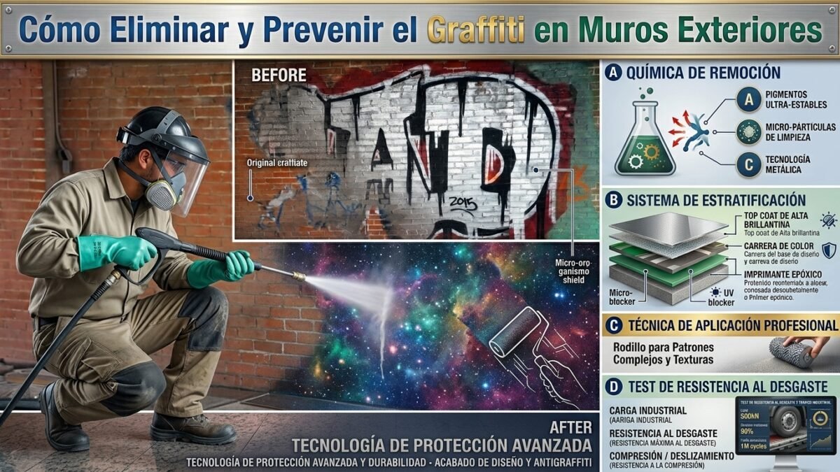 Cómo Eliminar y Prevenir el Graffiti en Muros Exteriores - Constructora Lencova
