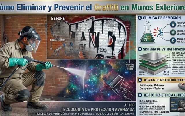 Cómo Eliminar y Prevenir el Graffiti en Muros Exteriores - Constructora Lencova
