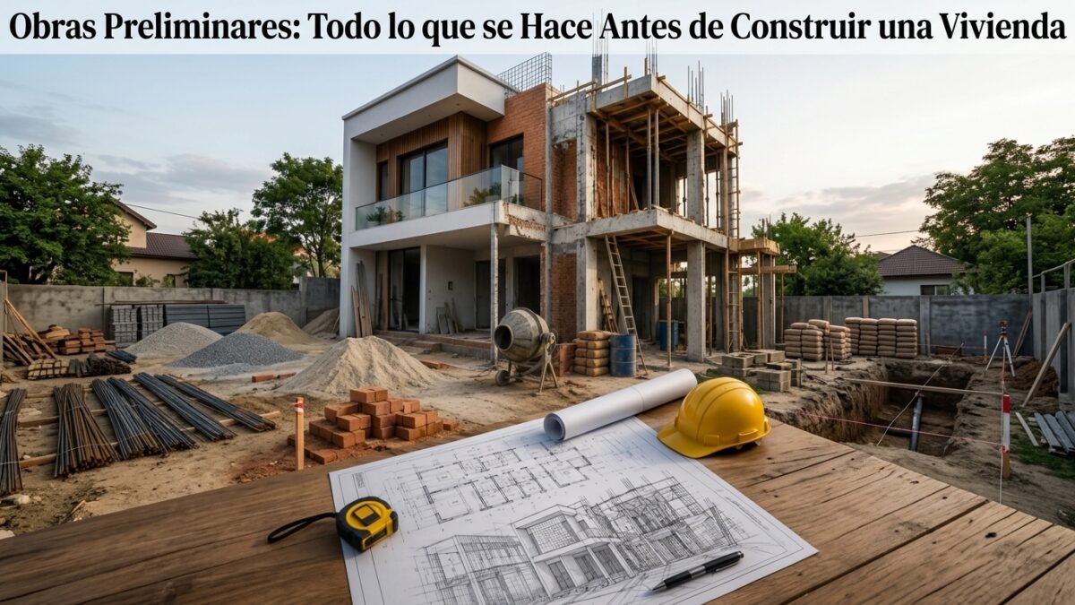 Obras Preliminares: Todo lo que se Hace Antes de Construir una Vivienda - Constructora Lencova