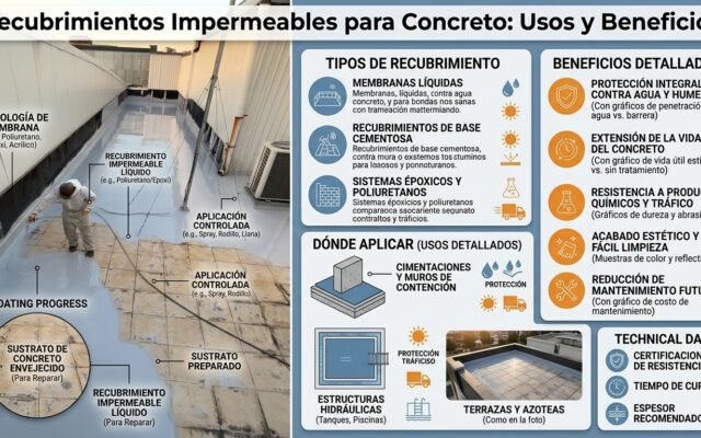 Recubrimientos Impermeables para Concreto: Usos y Beneficios - Constructora Lencova