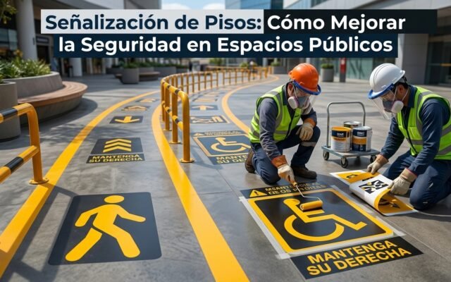 Señalización de Pisos: Cómo Mejorar la Seguridad en Espacios Públicos - Constructora Lencova