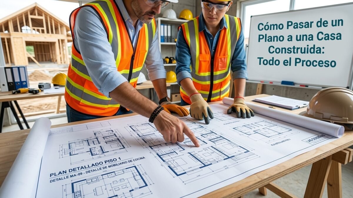 Cómo Pasar de un Plano a una Casa Construida: Todo el Proceso - Constructora Lencova