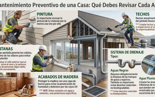 Mantenimiento Preventivo de una Casa: Qué Debes Revisar Cada Año