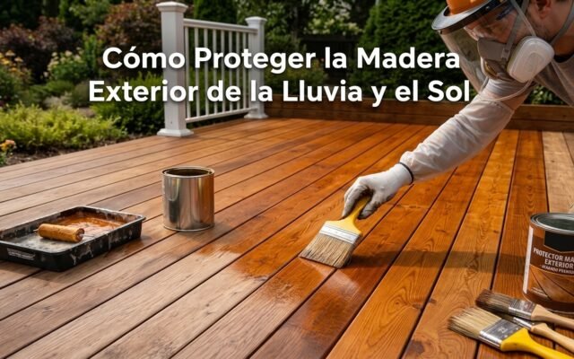 Cómo Proteger la Madera Exterior de la Lluvia y el Sol - Constructora Lencova