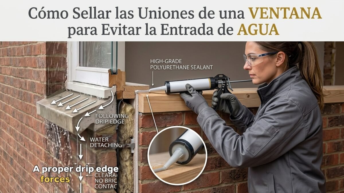 Cómo Sellar las Uniones de una Ventana para Evitar la Entrada de Agua - Constructora Lencova