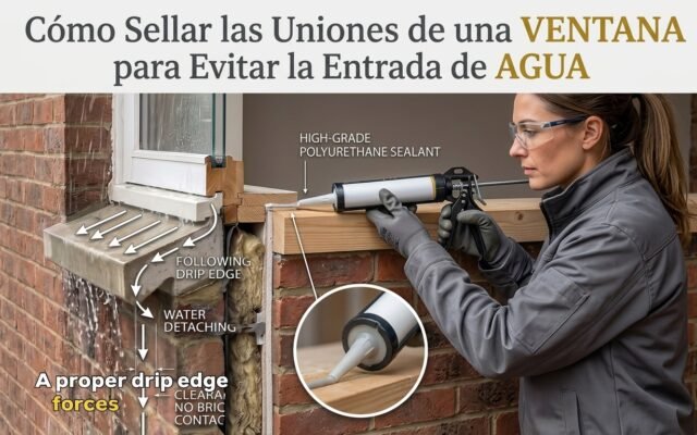 Cómo Sellar las Uniones de una Ventana para Evitar la Entrada de Agua - Constructora Lencova