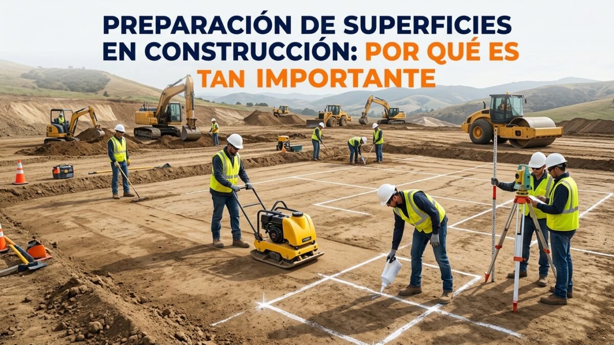 Preparación de Superficies en Construcción: Por Qué es Tan Importante - Constructora Lencova