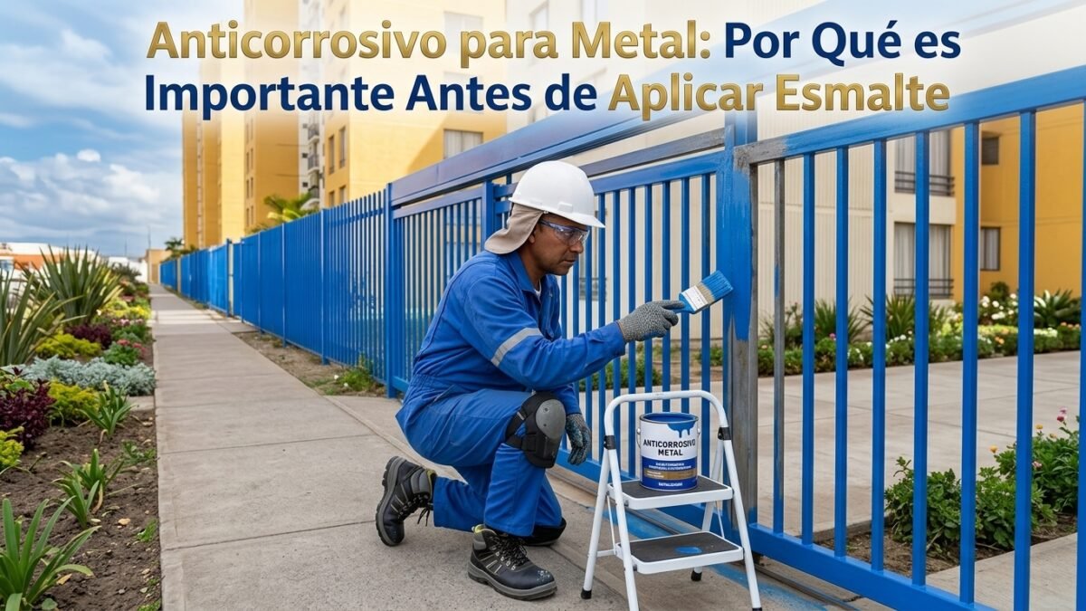 Anticorrosivo para Metal: Por Qué es Importante Antes de Aplicar Esmalte - Constructora Lencova
