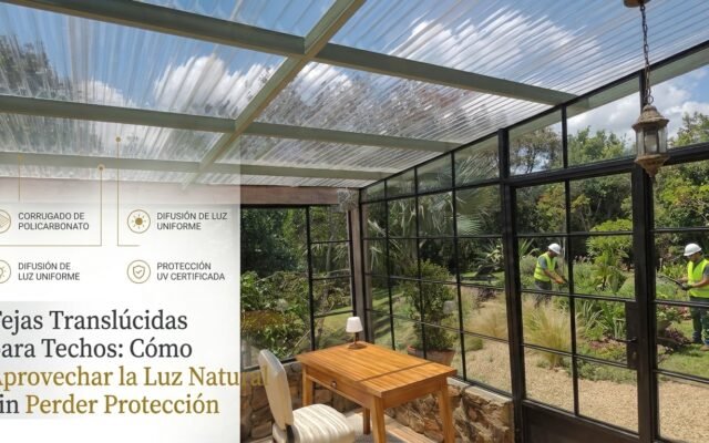 Tejas Translúcidas para Techos: Cómo Aprovechar la Luz Natural sin Perder Protección - Constructora Lencova