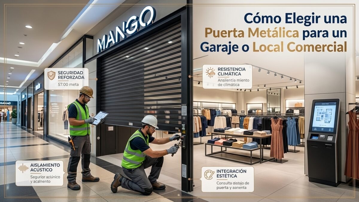 Cómo Elegir una Puerta Metálica para un Garaje o Local Comercial - Constructora Lencova