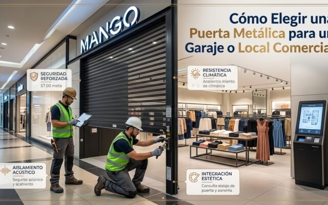 Cómo Elegir una Puerta Metálica para un Garaje o Local Comercial - Constructora Lencova