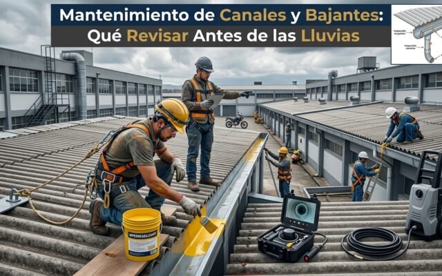 Mantenimiento de Canales y Bajantes: Qué Revisar Antes de las Lluvias - Constructora Lencova